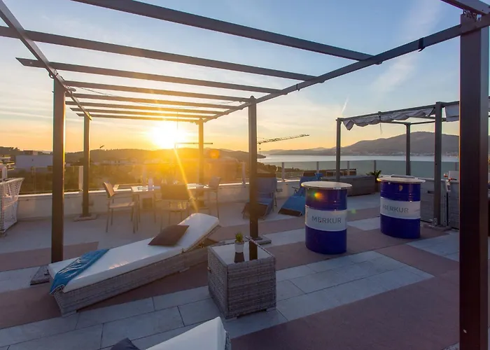 Apartmán Oceanview Deluxe Penthouse With 89m2 Living Space 90m2 Roof Terrace